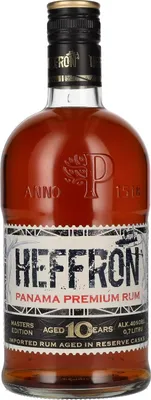 Produktbild von Heffron 10 Years Old Masters Edition Panama Premium Rum 40% Vol. 0,7l