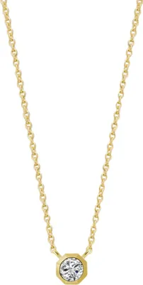 Produktbild von XENOX Halskette mit Anhänger goldfarben Zirkonia XS10658G