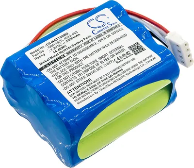 Produktbild von TECHTEK Akku Kompatibel mit [BCI] 7500 Pulse Oximeter, für [NONIN] 7500 Pulse Oximeter Ersetzt 4032-0003, für 4032-003, für OM11620