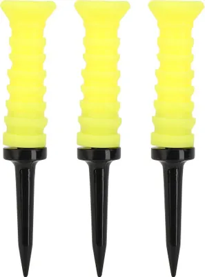 Image de 3 pièces de 83 mm de support élastique jaune pour balles de golf tee pour les appareils d'entraînement