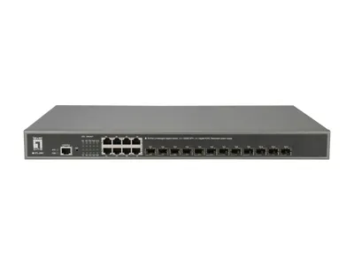 Image de LevelOne Switch 8x GE GTL-2091 12x10GSFP+19"