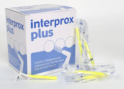Produktbild von Interprox plus mini gelb 100St