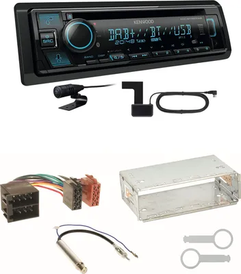 Produktbild von Kenwood KDC-BT560DAB Bluetooth DAB USB Einbauset für Seat Ibiza 6L Arosa Cordoba