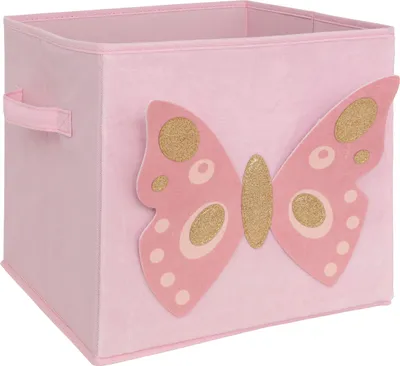 Obrázek produktu pro Box na hračky s motýlkem STAY, 29 x 29 cm