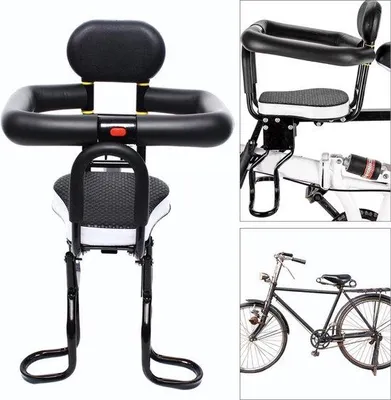 Image de Siège de vélo pour enfant noir et blanc