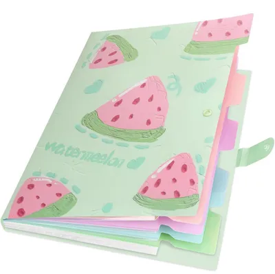 Produktbild von Fächermappe A4 erweiterbar mit Druckknopf, 5 Taschen, Wasserdicht, Patentiertes Design