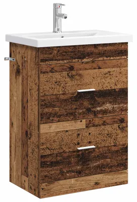 Immagine prodotto di Set di mobili da bagno vidaXL in legno invecchiato 61 x 40 x 84,5 cm in materiale composito