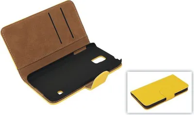 Produktbild von Schutzhülle Handytasche (Flip Quer) für Handy Samsung Galaxy S4 i9500 Gelb