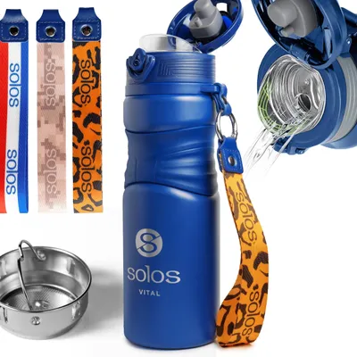 Immagine prodotto di Borraccia in acciaio inossidabile isolata, capacità 650 ml, con doppia parete
