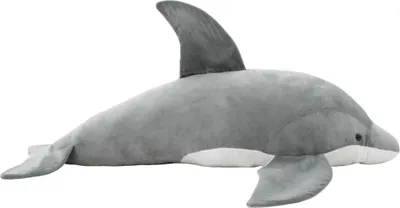 Produktbild von Delfin Kuscheltier Plüsch Grau