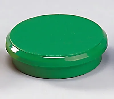 Produktbild von Dahle Starker Haft-Magnet 24 mm grün, Haftkraft 3 N