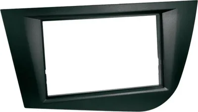 Image de Adaptateur de façade 2-DIN pour Seat Leon 2005 - 2009 noir