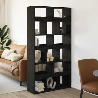 Image de Maison Exclusive - Bibliothèque 2 pcs Chêne noir 100 x 33 x 93,75 cm