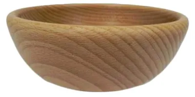 Image de Bol décoratif en bois pour fruits et noix, 14 cm