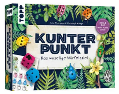 Produktbild von Kunterpunkt - Das wuselige Würfelspiel. Roll & Write-Spiel für Kenner und Käfer-Fans