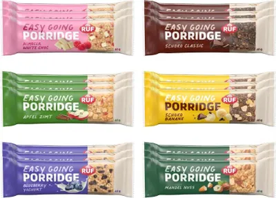Produktbild von Easy Going Porridge Riegel Probier Set (18 Stück)