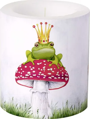 Obrázok produktu pre Lucky frog" lampáš / sviečka, Ø 9 x 10,5 cm