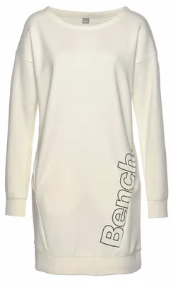Produktbild von Bench Sweatkleid ecru-schwarz Größe 32/34