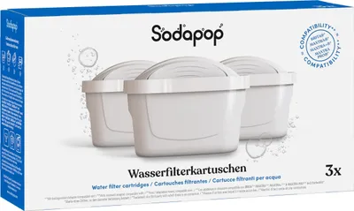 Produktbild von Sodapop 10028684, 3 Stück(e), Sodapop, Wasserfilterkartusche