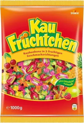 Produktbild von Storck Kau Früchtchen in verschiedenen Geschmacksrichtungen 1000g