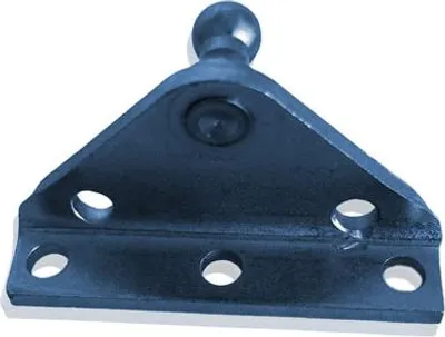 Obrázok produktu pre Plynová pružina Držiak Upevnenie Prídavné diely Uholník pre 10 mm guľovú hlavicu 90° 65 mm x 16,5 mm do 1 000 N