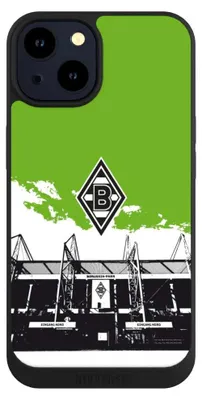 Produktbild von NIVOCASE Handyhülle für Apple iPhone 14  Hülle NIVOpure Case Schwarz Borussia Mönchengladbach Fanartikel Stadion