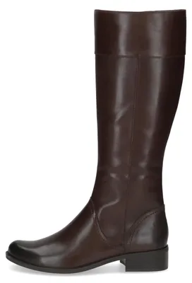 Produktbild von CAPRICE Damen Hohe Stiefel mit Absatz aus Leder Elegant, Braun (Dk Brown Nappa),