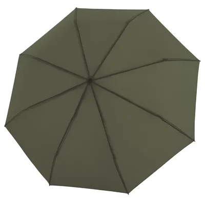 Produktbild von Knirps Taschenregenschirm Regenschirm Timber Manual Olive olivgrün