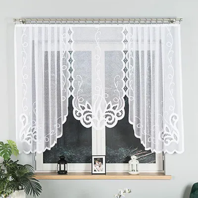 Immagine prodotto di MARKIZETA Tenda 300x140 Ewelina bianca con finitura jacquard 019312/FBL/001/300140/1