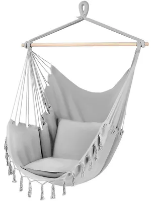 Immagine prodotto di Sedia a dondolo sospesa brasiliana - grigio Gardlov 20937 74010