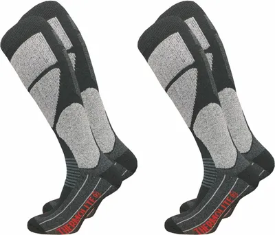 Produktbild von Gawilo  THERMOLITE® Skisocken Herren (2 Paar), Dunkelgrau / 43 - 46