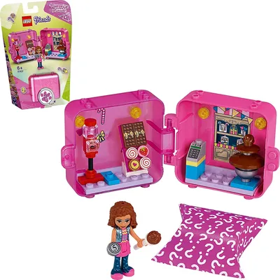 Zdjęcie produktu dla LEGO Friends Olivia's Shopping Play Cube Set, Zestaw do budowania, 6 lat(a), 47 szt., 90 g