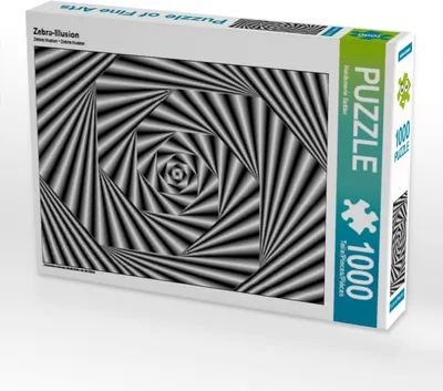 Produktbild von Calvendo Zebra-Illusion 1000 Teile Puzzle quer 640x480mm, Sattler Heidemarie; 7300370
