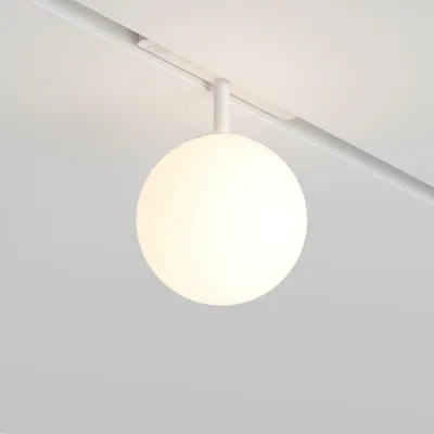 Imagen del producto de MAYTONI Lámpara para sistema de carril Luna. Sistema de carril magnético Exility. 3000K, 5W, 360°, modelo TR038-2-5W3K-W-1