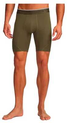 Image de Short long Under Armour UA HG Elite - bleu marine ou vert, taille : L