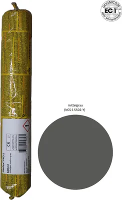 Produktbild von Sikaflex Pro 1 1K Polyurethan Dichtstoff 600ml Beutel mittelgrau