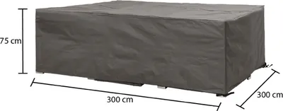 Produktbild von Winza Outdoor Covers - Gartenmöbelzubehör - Gartenmöbel-Schutzhüllen - Premium Abdeckung/Schutzhülle Loungeset - 300x300x75 cm