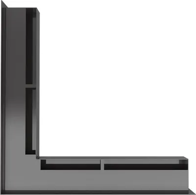 Immagine prodotto di Griglia di ventilazione angolare LUFT 56x56x6 nero