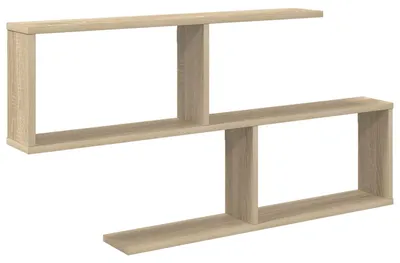 Image de vidaXL Étagère murale en bois imitation chêne Sonoma, 100 x 12 x 50,5 cm