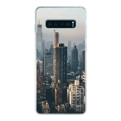 Produktbild von MuchoWow® Handyhülle Schutzhülle Hülle für Samsung Galaxy S10 Lite New York - Skyline - Amerika Silikon Softcase Handy Hülle - Schutz