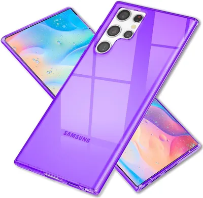 Zdjęcie produktu dla Fioletowy Neonowe Etui Silikonowe NALIA dla Samsung Galaxy S22 Ultra