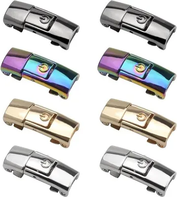 Produktbild von Famanu Elastische Schnürsenkel mit Metallverschluss - Set von 8