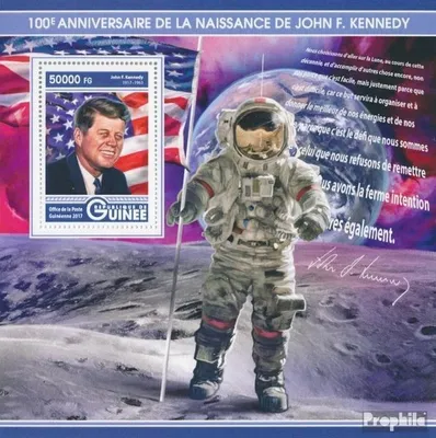 Produktbild von Briefmarken Guinea 2017 Mi Block 2772 (kompl. Ausgabe) postfrisch John F. Kennedy