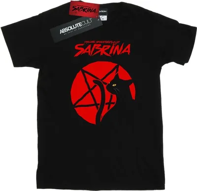 Immagine prodotto di Maglietta "The Chilling Adventures Of Sabrina - Salem" da donna BI43444 (XXL) (Nero)