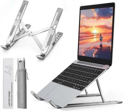 Image de Support pour ordinateur portable : travail debout ergonomique