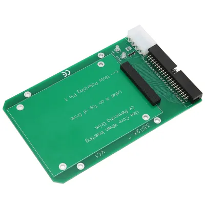 Image de 2.carte de conversion SATA HDD SDD 44 broches IDE de 5 pouces à 3,5 pouces,Carte de conversion SATA HDD SDD 2,5 pouces à 3,5 pouces,Carte de conversion disque dur IDE 44 broches,Carte de conversion CF à 44 broches IDE,Carte de conversion boîtier de disque dur IDE 44 broches,Carte d'adaptateur de disque dur convertible