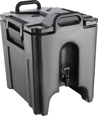 Immagine prodotto di Distributore di bevande isolato SucceBuy, 10 galloni (18,9 L), distributore di bevande calde e fredde a prova di alimenti con rivestimento in PU, per ristoranti e negozi