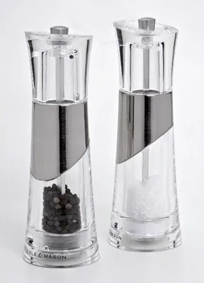 Image de Cole & Mason Bobbi Moulins à sel et à poivre Set cadeau, 18,5 cm