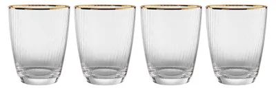 Produktbild von BUTLERS Wasserglas GOLDEN TWENTIES 4er-Set