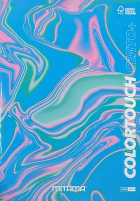 Obrázek produktu pro Sešit "Color Touch", A4+, linkovaný, 52+2 listů, růžová-mramor, MITAMA 62172-90130